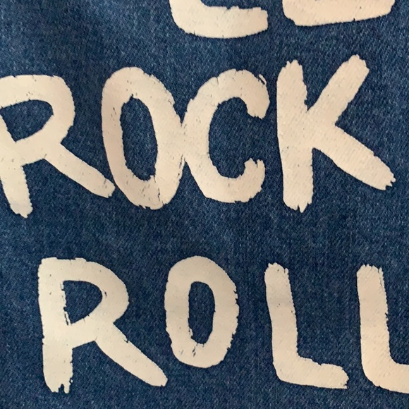 NWOT Denim Jean Jacket Rock and Roll F21 Small - Picture 7 of 8